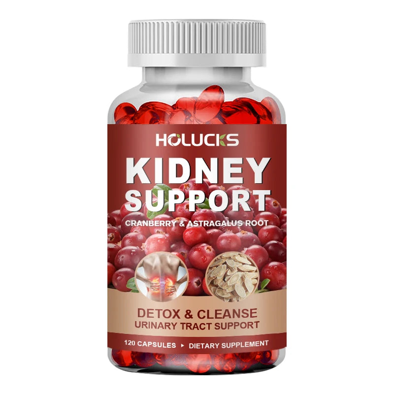Kidney Cleanse Detox & Repair Supplement, with Astragalus Root, Cranberry, Support Urinary Tract & Immune Health, Daily Energy Healthy supplements