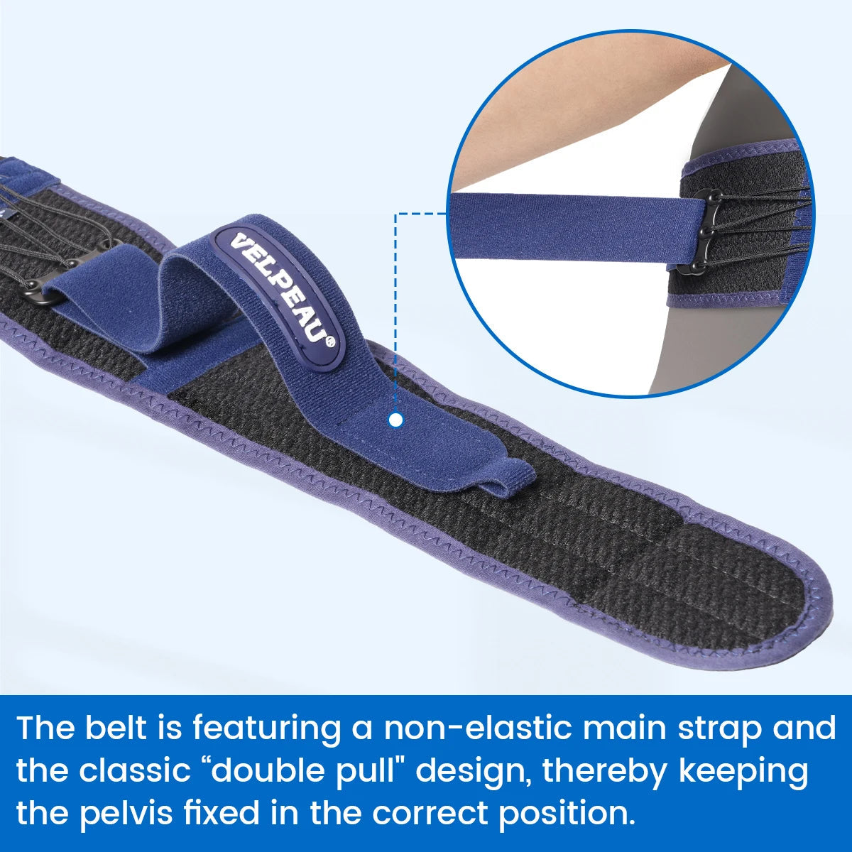 VELPEAU Sacroiliac Si Joint Hip Belt for Men Women, Adjustable Pelvis Support Belt for Sciatica, Lower Back and Lumbar Pain Healthy supplements