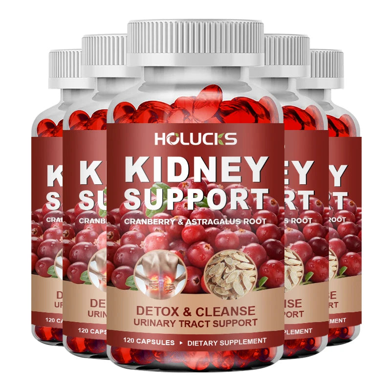 Kidney Cleanse Detox & Repair Supplement, with Astragalus Root, Cranberry, Support Urinary Tract & Immune Health, Daily Energy Healthy supplements