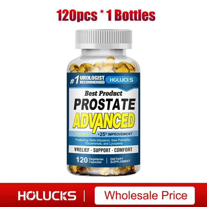 Prostate Advanced Supplement, Support Hair Health, Bladder Health, Reduce Nighttime Urination & Improve Daily Comfort for Men Healthy supplements