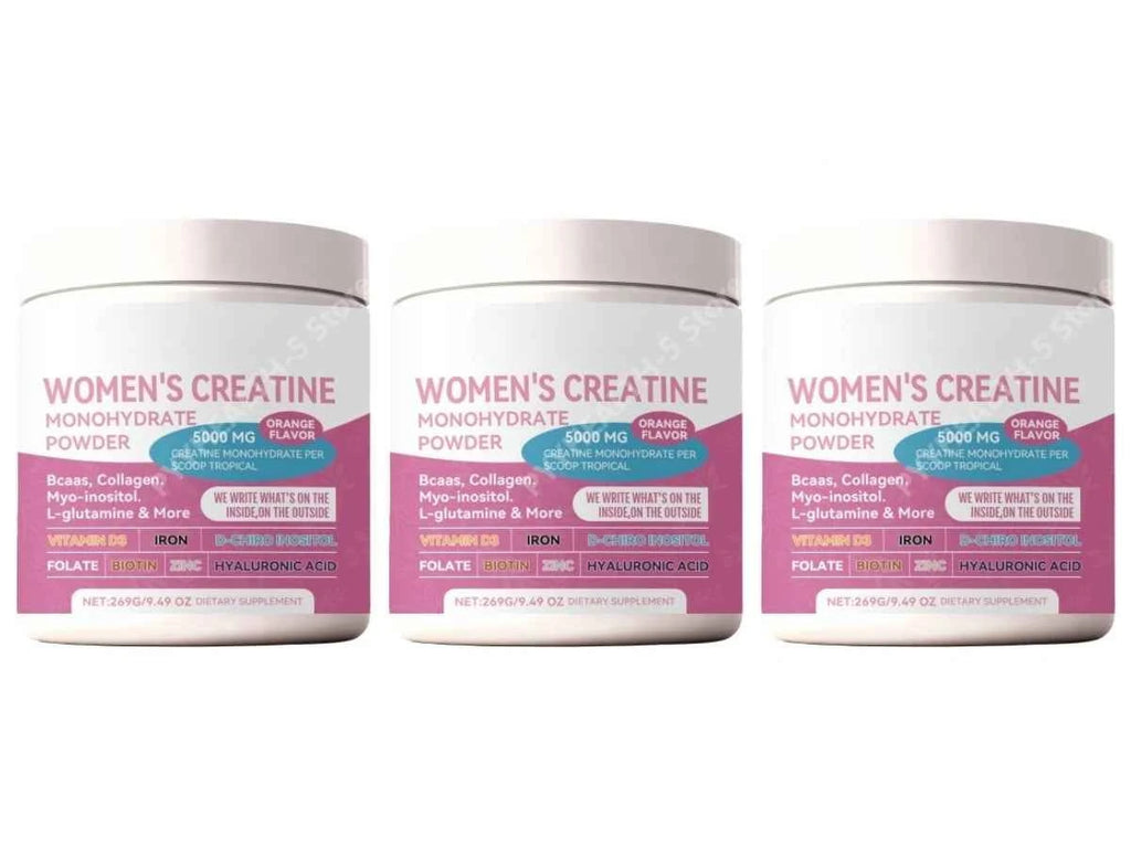 Female Compound Creatine Powder Supplement Powder for Nutrition Support, 3 Spoons Per Day, 269g