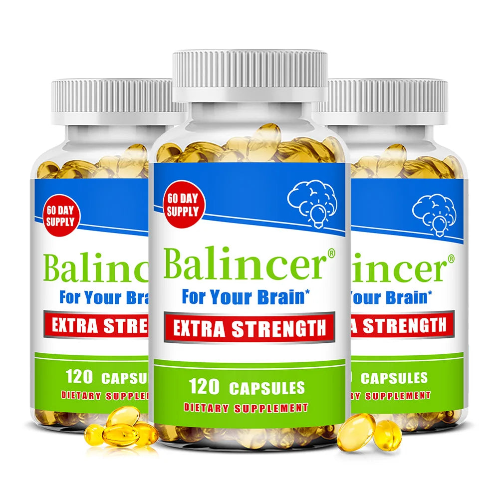 Vitamin D Capsules, Natural Brain Health Supplement, Support Cognitive Function, Memory, Concentration, Immune & Muscle Wellness Healthy supplements
