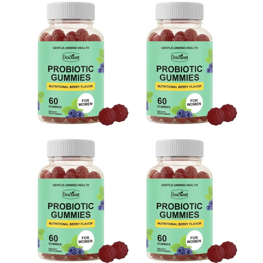 Women Probiotic Gummies 60 Count with Prebiotics Vitamin B6+C and Zinc Supports Digestive Balance & Immune Function Health Healthy supplements
