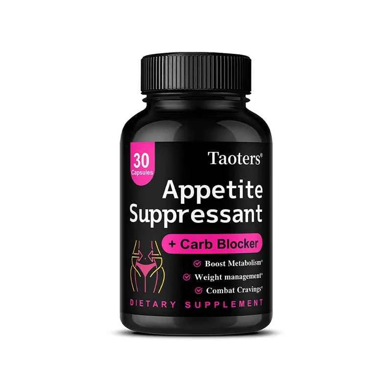 Appetite Suppressant - Helps Promotes Fullness, Supports Weight Management & Metabolism, Dietary Supplement, Non-GMO