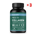 Advanced Multi Collagen with Vitamin C, Hair Skin and Nails Health Vitamins for Women and Men - with Types I II III V X Healthy supplements