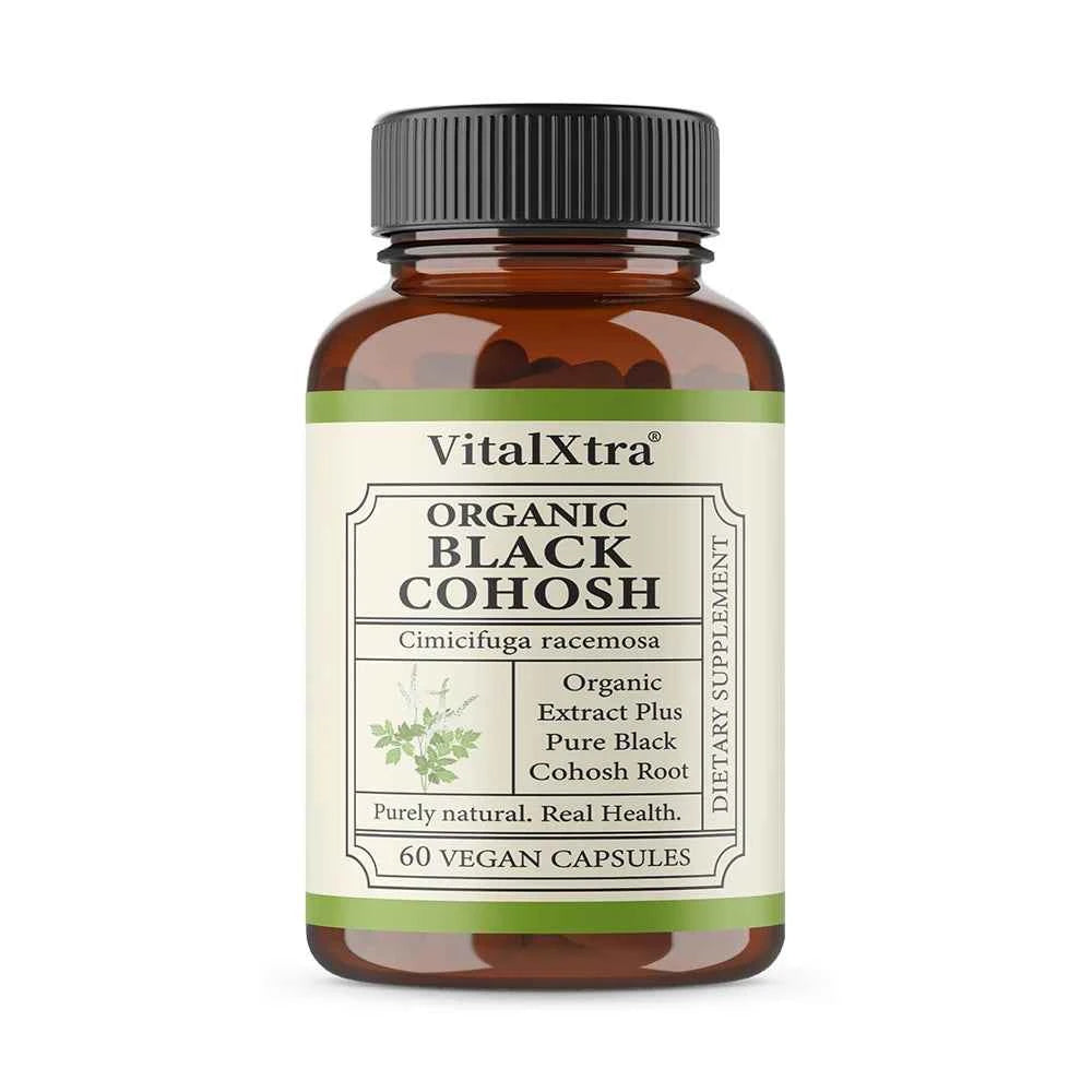 Black Cohosh Supplement, Female Herbal Support, Relieves Menopausal Hot Flashes and Night Sweats, and Improves Sleep Quality