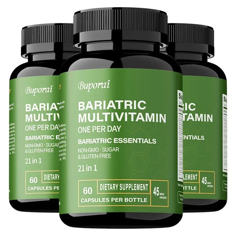 Bariatric Multivitamin Supplement - Maintaining Energy Levels, Promote Bone and Overall Health - Contains 21 Vitamins & Minerals Healthy supplements