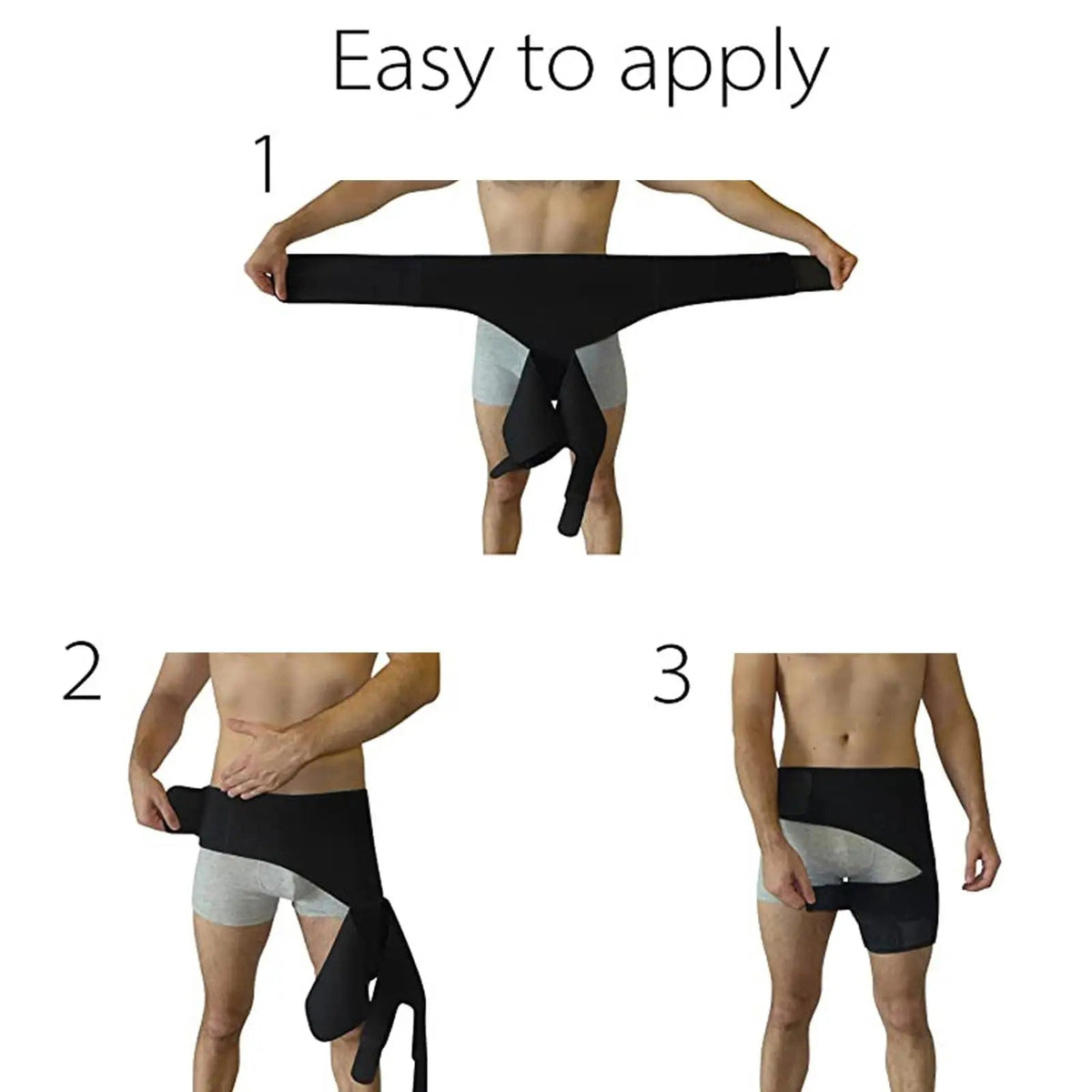 Groin Hip Brace Thigh Support Compression Wrap Belt Adjustable Sport Protect for Hamstring Muscles Joints Bodybuilding Women Men Healthy supplements