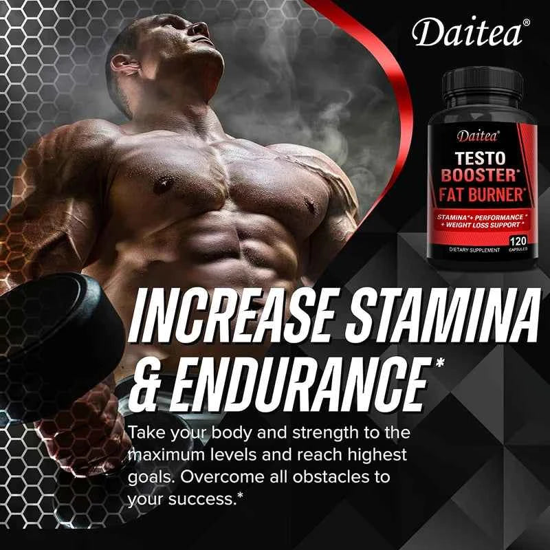 Fat Burning Supplement - Supports Endurance, Muscle, Athletic Performance and Weight Management - 120 Capsules
