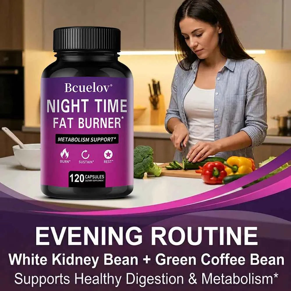 Nighttime Fat Burning Supplement - Fat Burning, Metabolism Boosting, Healthy Weight Management