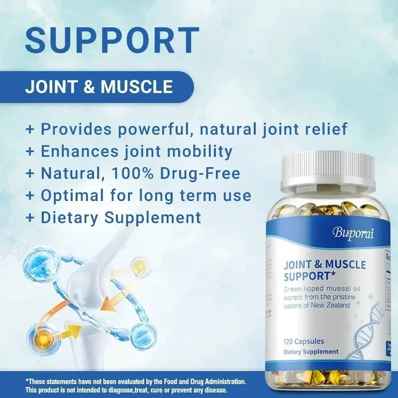 Joint and Muscle Support - Promotes Bone, Nerve and Heart Health, Protect Cartilage, Repair Joint Damage, Improve Flexibility Healthy supplements
