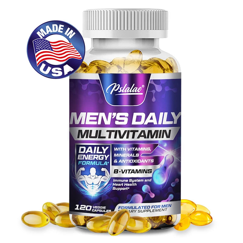 Men's Multivitamin Supplement - Provides Energy and Endurance Supports Heart, Brain Health and Vitality Healthy supplements
