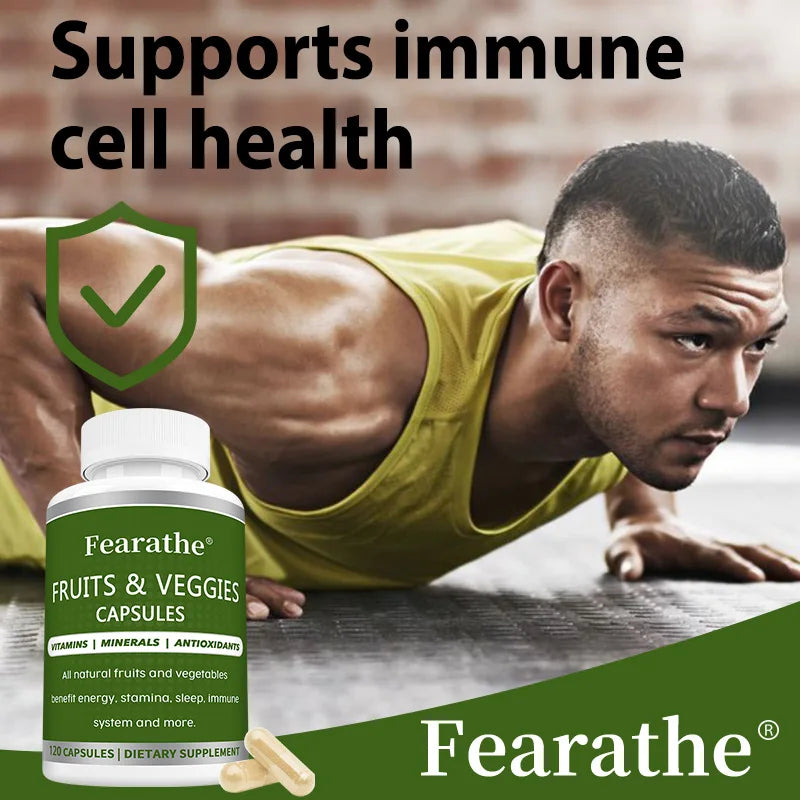Whole Food Vitamin Mineral Supplement, Fruit Vegetable Extract, Support Digestion, Mental Clarity, Immunity & Full Body Health Healthy supplements