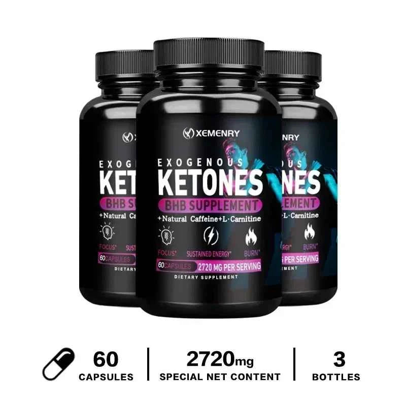 Keto BHB Exogenous Ketone - Fat Burning, Slimming, Appetite Suppressant, Weight Management Supplement, Boosts Metabolism