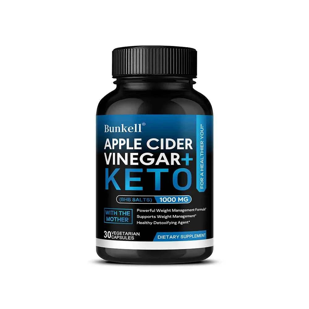 Keto Apple Cider Vinegar Capsules for Weight Management & Digestive Health