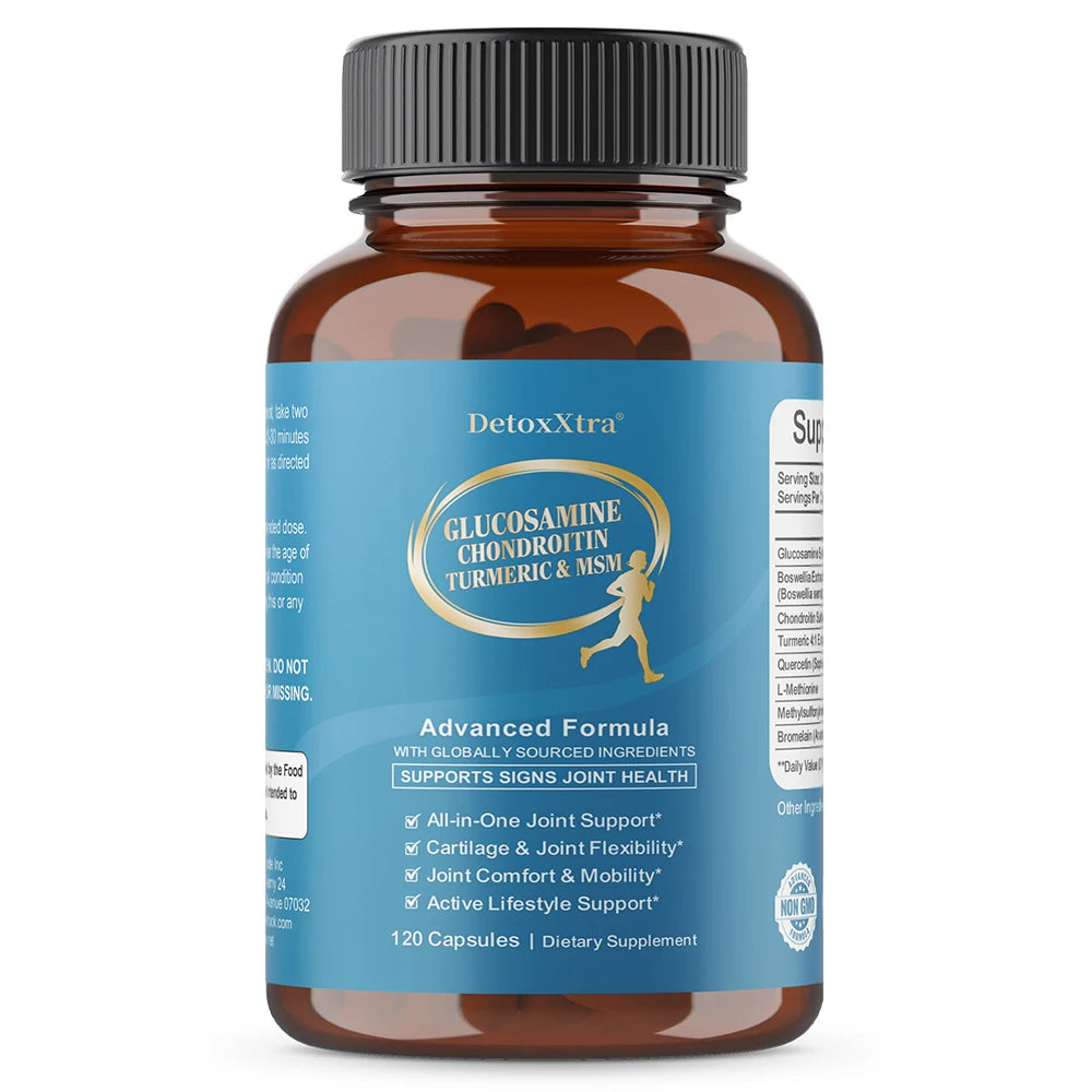 Glucosamine Chondroitin MSM | Joint Support Supplement Bone Health Support Flexibility & Cartilage Maintenance for Men & Woman Healthy supplements