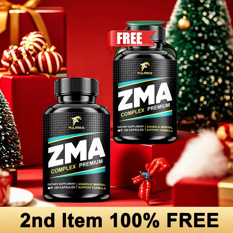 ZMA Supplements Capsules, with Zinc, Magnesium, Vitamin B-6, Support Energy, Overall Health, Joint, Suitable for Men & Women Healthy supplements
