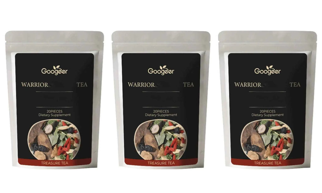 Googeer Herbal Supplement for Men's Wellness - 20 Bags of Black Mulberry & Goji Berry for Daily Health Boost