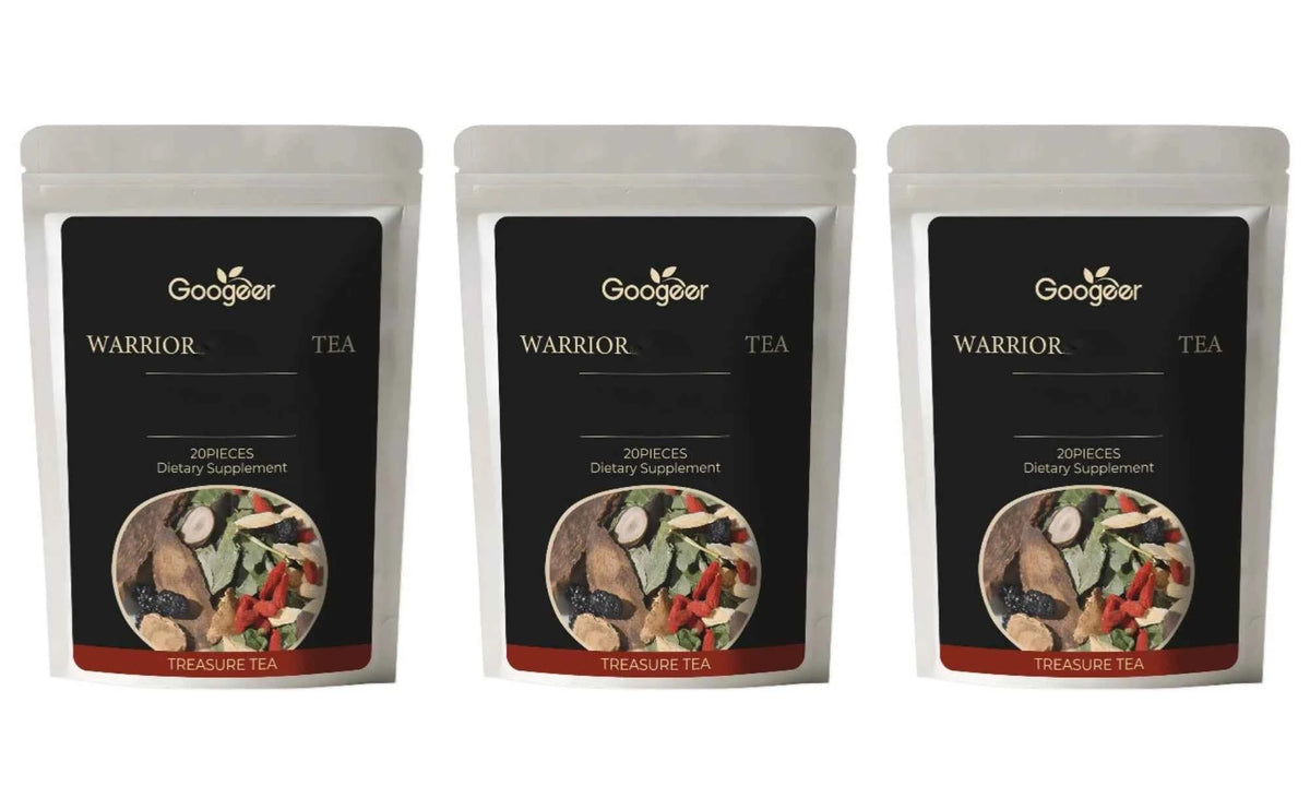 Googeer Herbal Supplement for Men's Wellness - 20 Bags of Black Mulberry & Goji Berry for Daily Health Boost