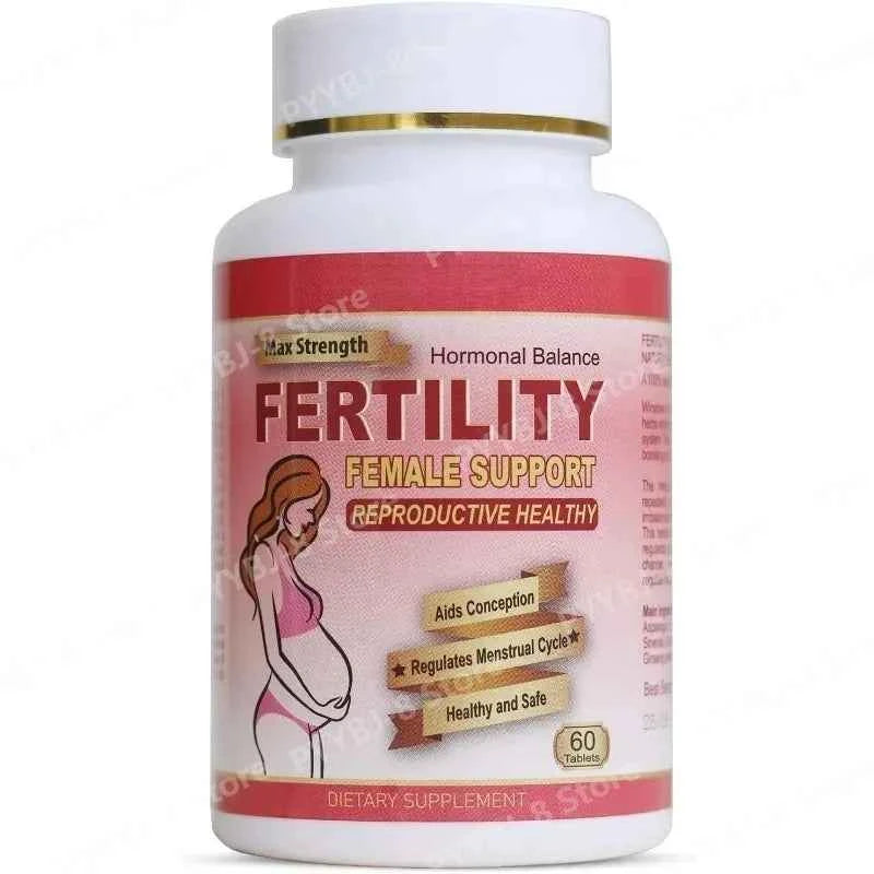 Female Fertility Vitamins for Women, Pre Pregnancy Prenatal Supplement for Prenatal Daily Routine, 60 Count Tablets