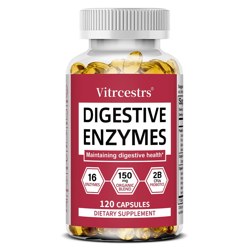 Digestive Enzymes Supplement - Digestion and Intestinal Health for Adults Men and Women, Promotes Nutrient Absorption Healthy supplements