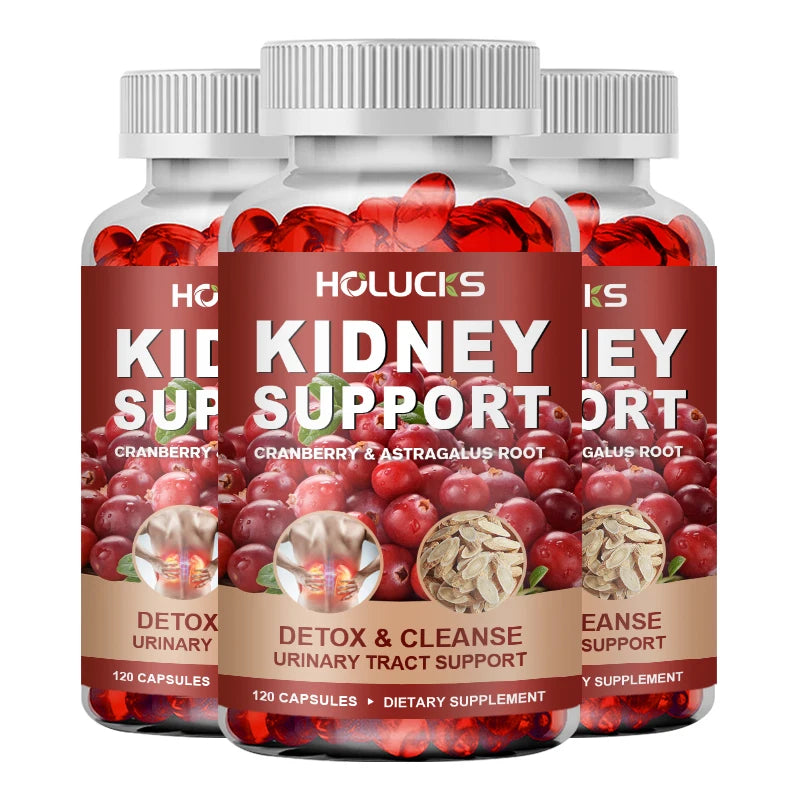 Kidney Cleanse Detox & Repair Supplement, with Astragalus Root, Cranberry, Support Urinary Tract & Immune Health, Daily Energy Healthy supplements