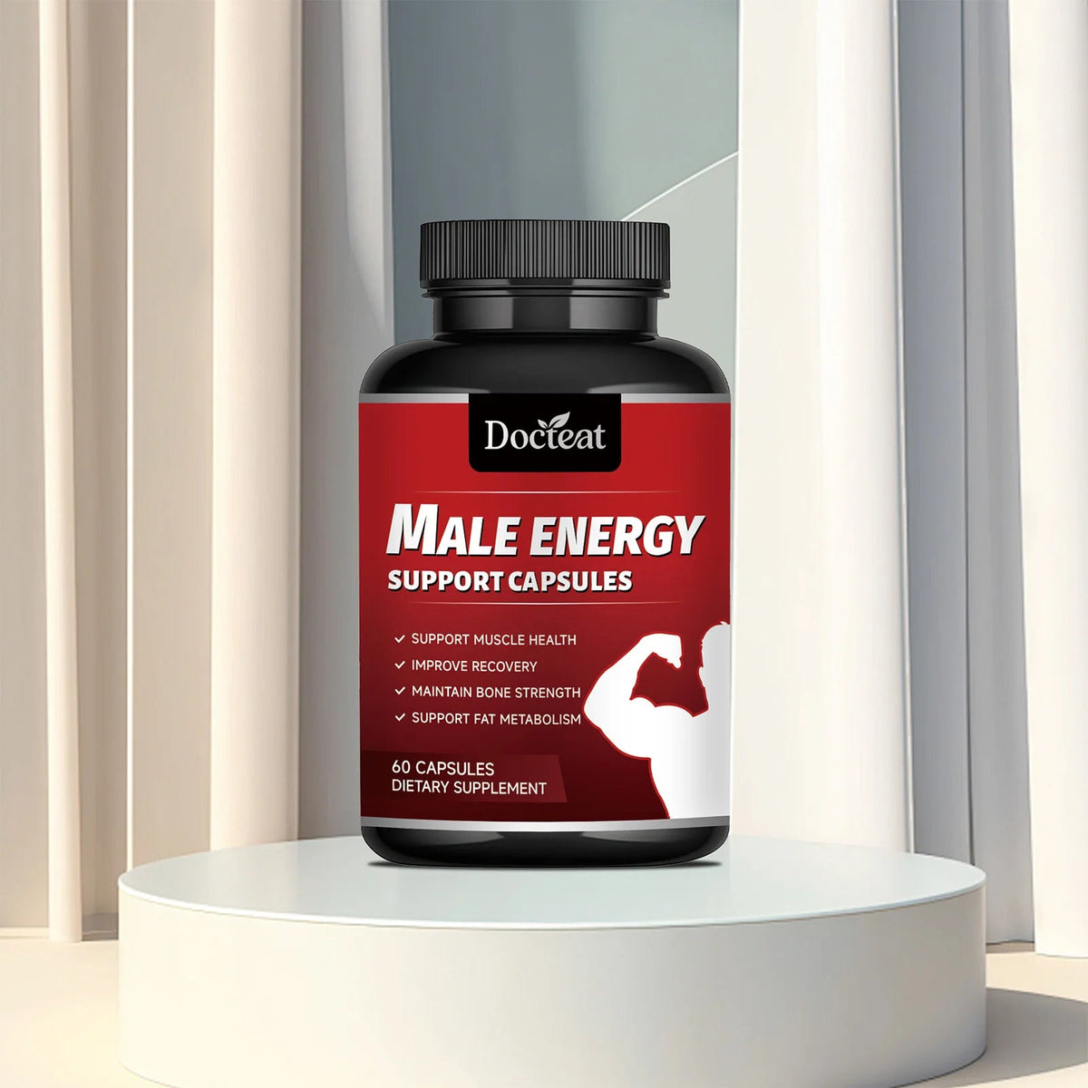 Docteat Organic Maca Root Power Tablets for Men Ginseng Pills Supplement for Health Energy Healthy supplements
