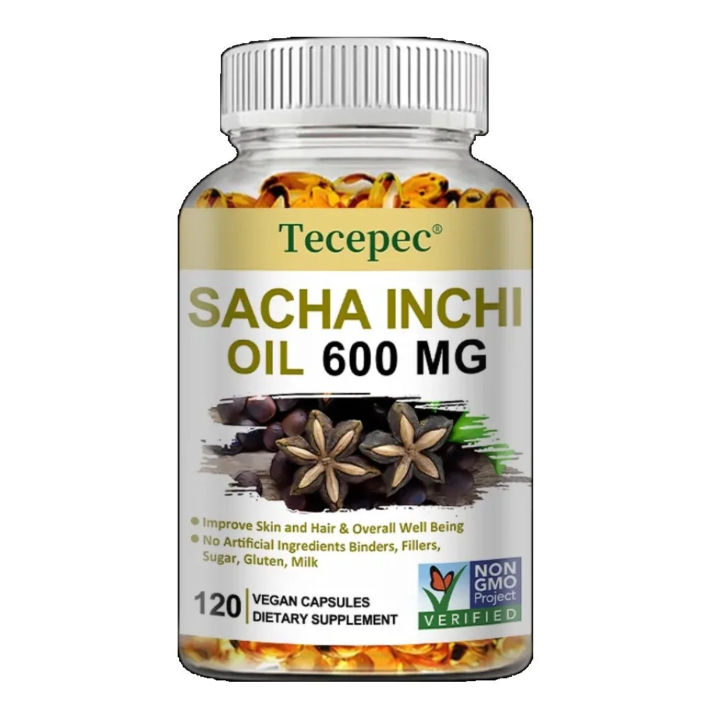 Sacha Inchi Oil Supplement - Promotes Brain and Joint Health, Helps Lower Cholesterol, Antioxidants, support Immune System Healthy supplements