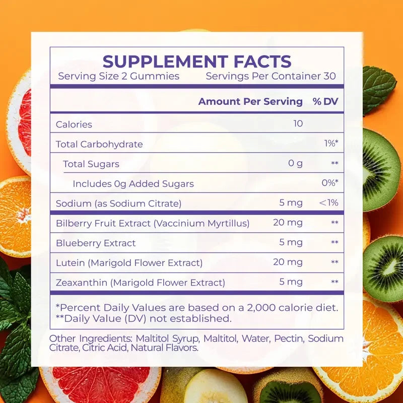 Zeaxanthin for Men & Women - Lutein and Zeaxanthin Supplement for Eyes, Vision & Macular Health Support Formula, 60 Capsules Healthy supplements