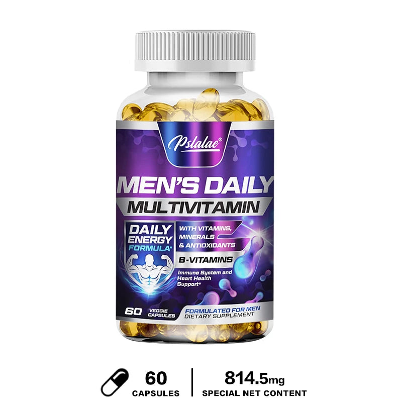 Men's Multivitamin Supplement - Provides Energy and Endurance Supports Heart, Brain Health and Vitality Healthy supplements