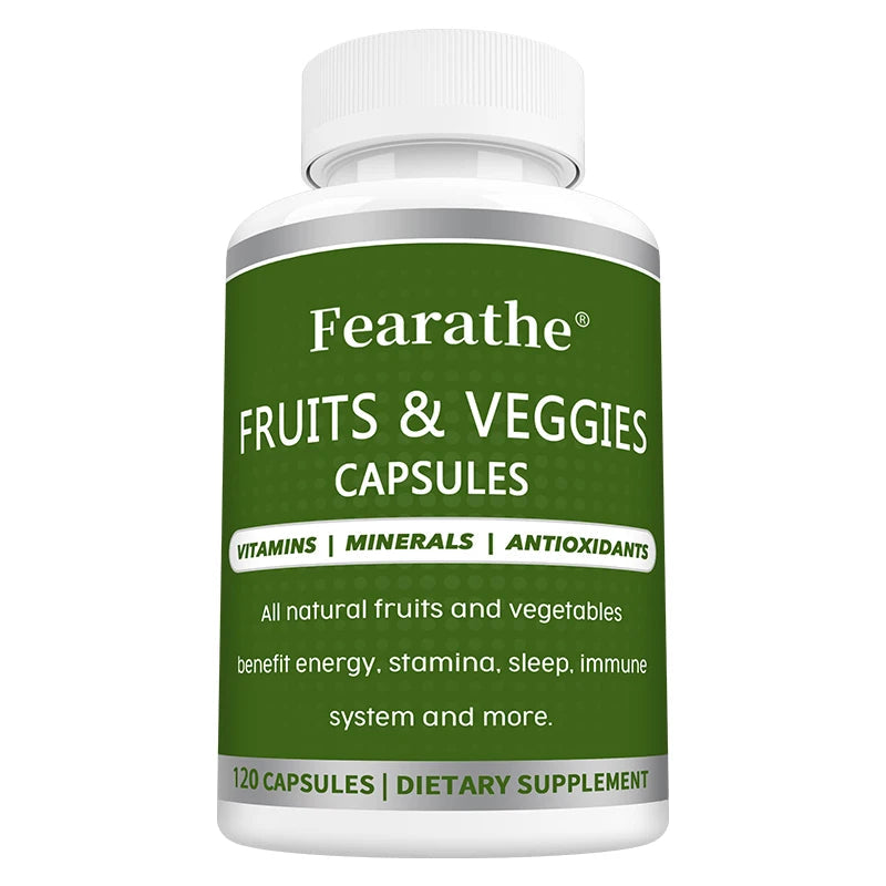 Whole Food Vitamin Mineral Supplement, Fruit Vegetable Extract, Support Digestion, Mental Clarity, Immunity & Full Body Health Healthy supplements