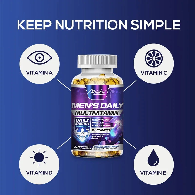 Men's Multivitamin Supplement - Enhance Immunity, Boost Energy and Endurance, Promote Overall Health Healthy supplements