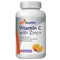 Organic Vitamin C + Zinc Capsules, High Absorption Immune Support, Antioxidant, Collagen Health Supplement - 30/60/120 Counts Healthy supplements