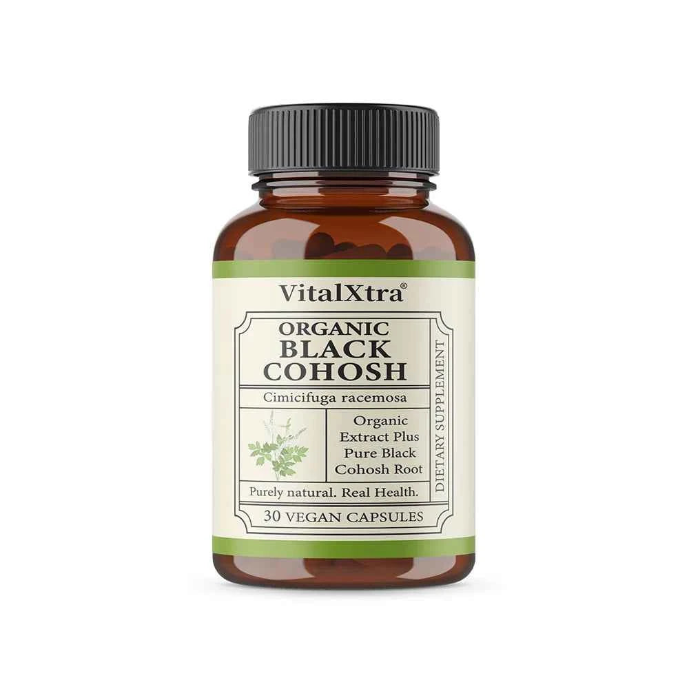 Black Cohosh Supplement, Female Herbal Support, Relieves Menopausal Hot Flashes and Night Sweats, and Improves Sleep Quality