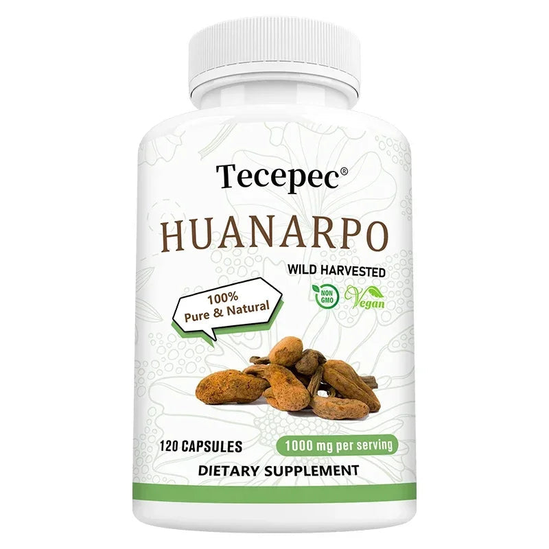Huanarpo Capsules 1000mg, 120 Vegan Capsules, Natural Energy, Stamina & Vitality Supplement, Supports Male Health, Non-GMO Healthy supplements