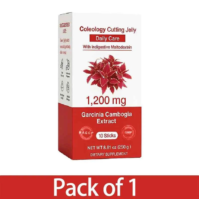 Korean Beauty Pomegranate Collagen Jelly Stick Dietary Fiber Supplement for Weight Management, Chia Seeds & Garcinia Cambogia