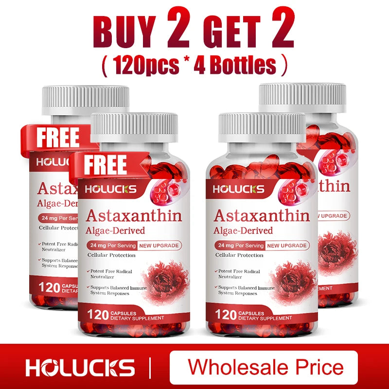 Astaxanthin 24mg Supplement, for Cardiovascular Health, Anti-aging,Support Eye,Skin,Joint, Heart & Immune Health, Antioxidant Healthy supplements