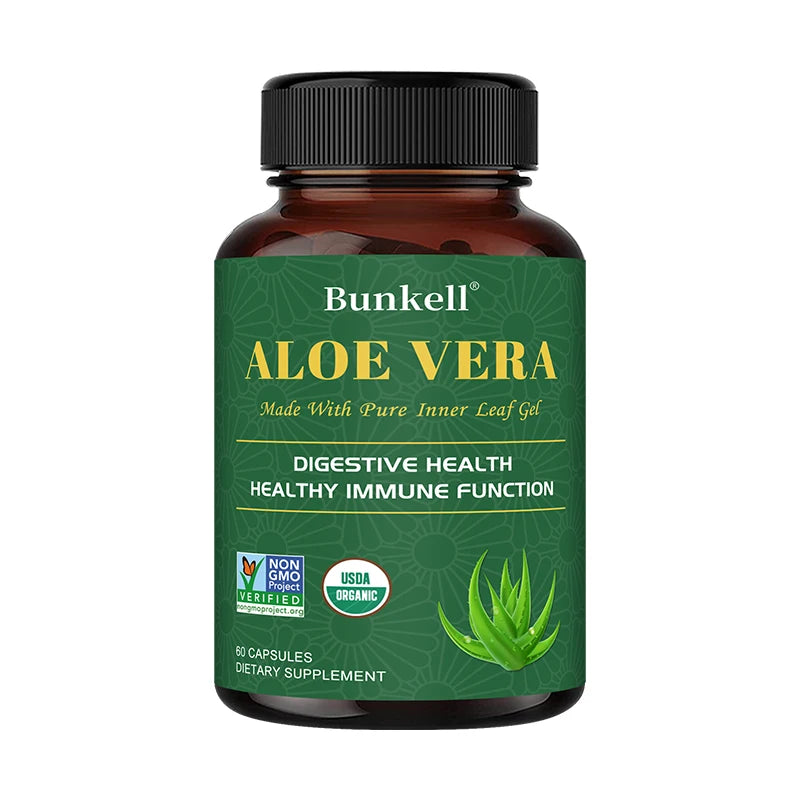 Aloe Vera Supplement - Made with Organic Aloe Vera, Support Digestion, Skin and Joint Health for Men and Women Healthy supplements