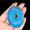 Natural Stone Onyx Pendant Gold Plated Slice Agate Onyx for Trendy Jewelry Making Diy Women Necklace Earring Supply Healthy supplements
