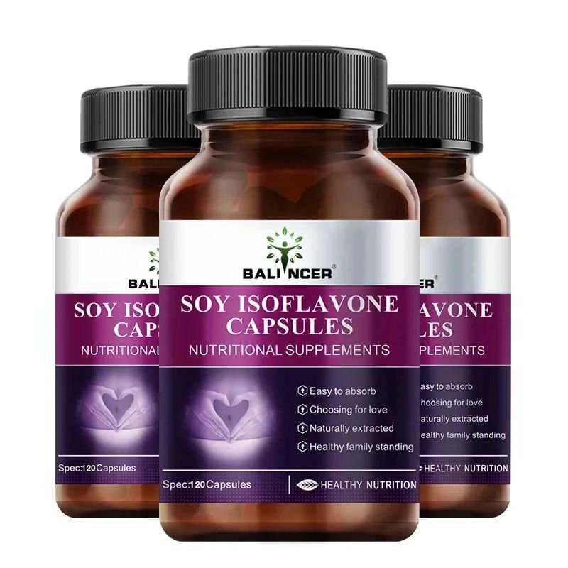 Soy Isoflavone Extract Capsules, Physical Condition Maintenance, Menopause Relief, Mood Support, Female Nutritional Supplement
