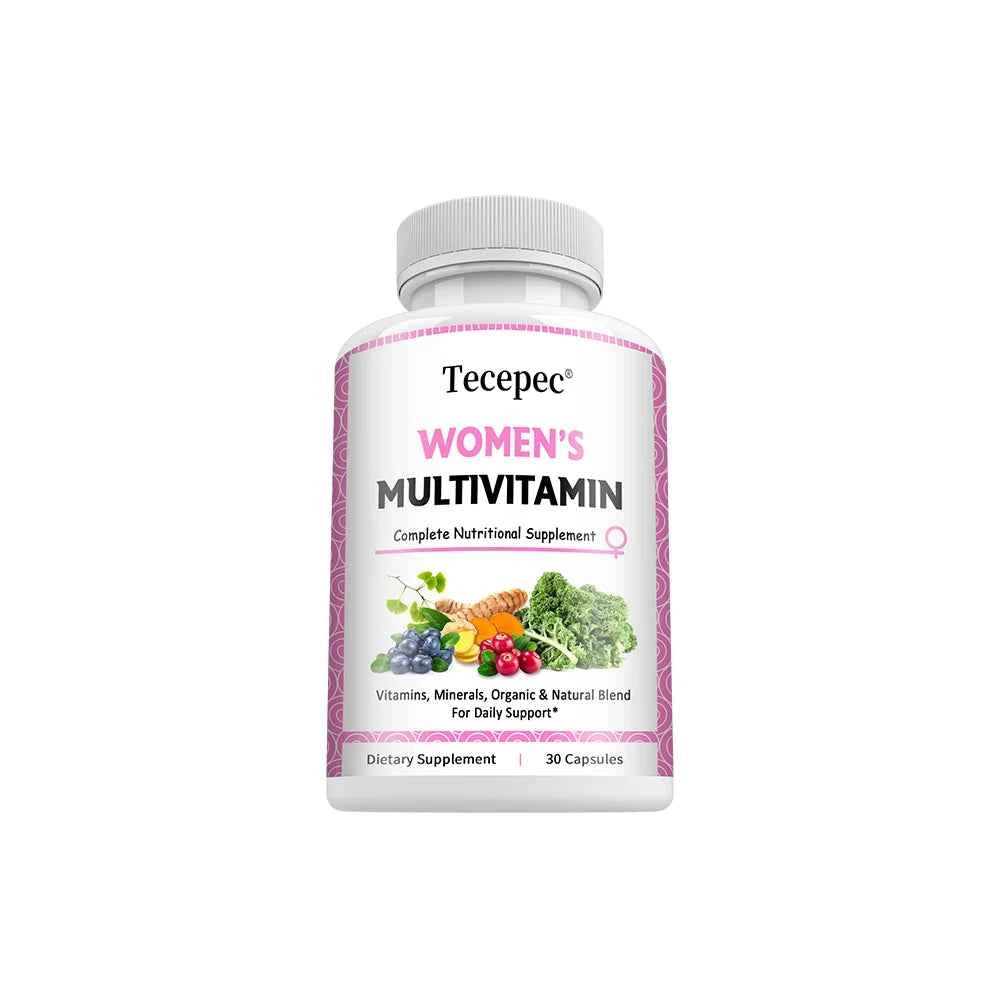 Women's Multivitamin Multimineral Capsules - Magnesium Biotin Calcium Selenium, Supports Skin Nails Joint Bone Immune Energy