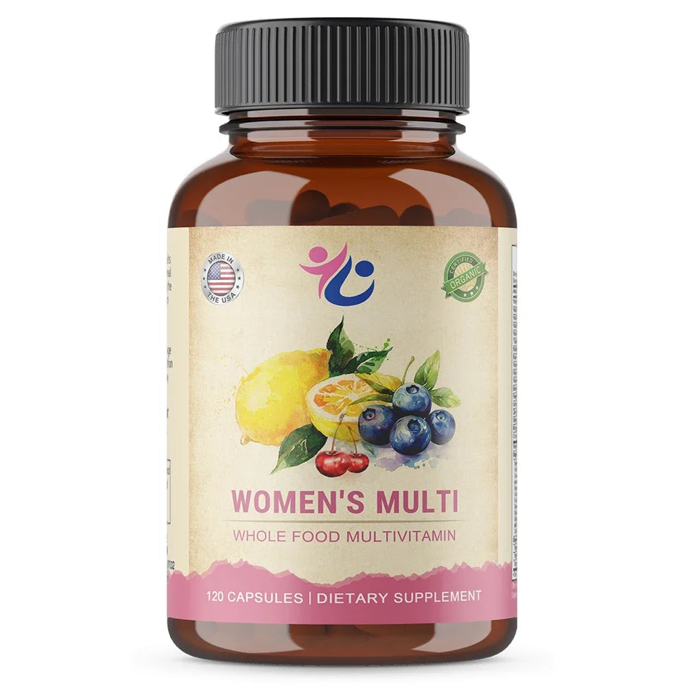 Women’s Multivitamin Capsules with Vitamin A C D E K & Full B Complex, Supports Immunity, Bone, Heart, Skin, Hair & Nails Health Healthy supplements