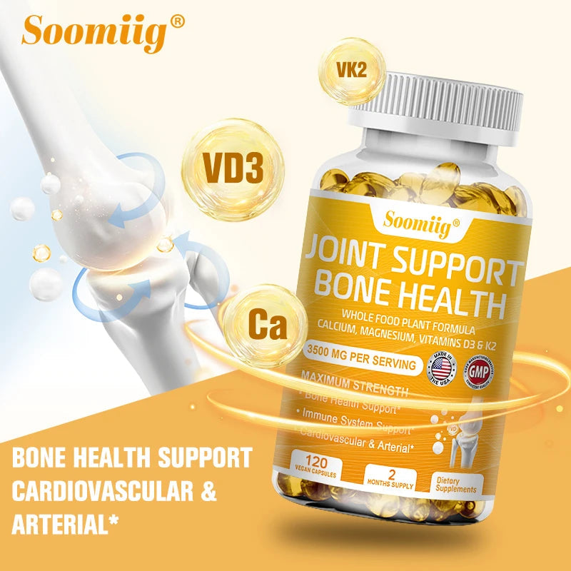 Calcium and Vitamin D3+K2 Supplementation Supports Cardiovascular, Bone and Joint, and Immune System Health for Men and Women Healthy supplements