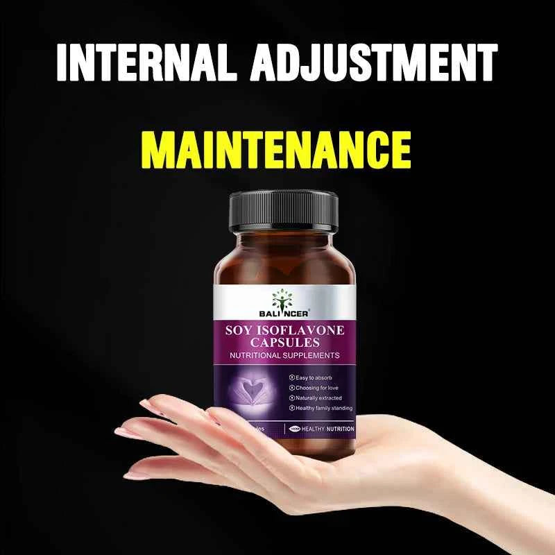 Soy Isoflavone Extract Capsules, Physical Condition Maintenance, Menopause Relief, Mood Support, Female Nutritional Supplement