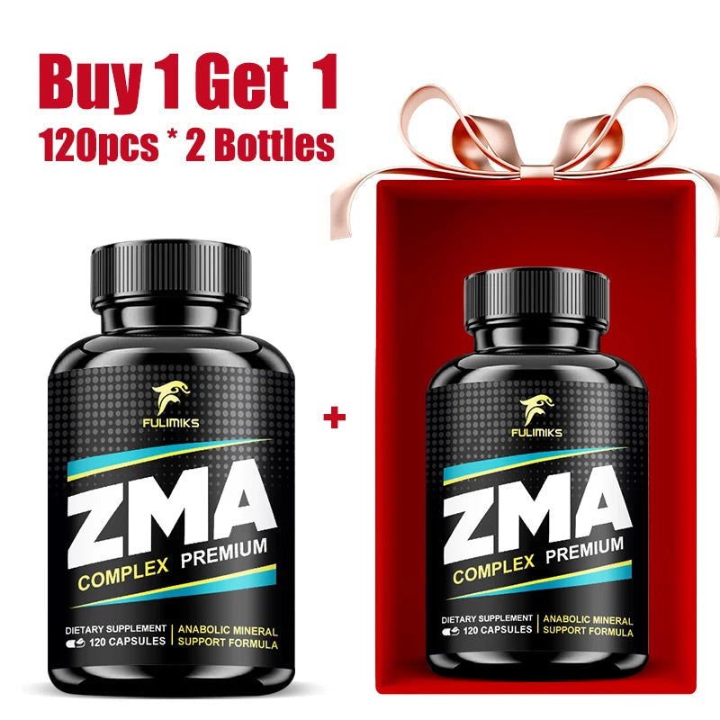 ZMA Supplements Capsules, with Zinc, Magnesium, Vitamin B-6, Support Energy, Overall Health, Joint, Suitable for Men & Women Healthy supplements