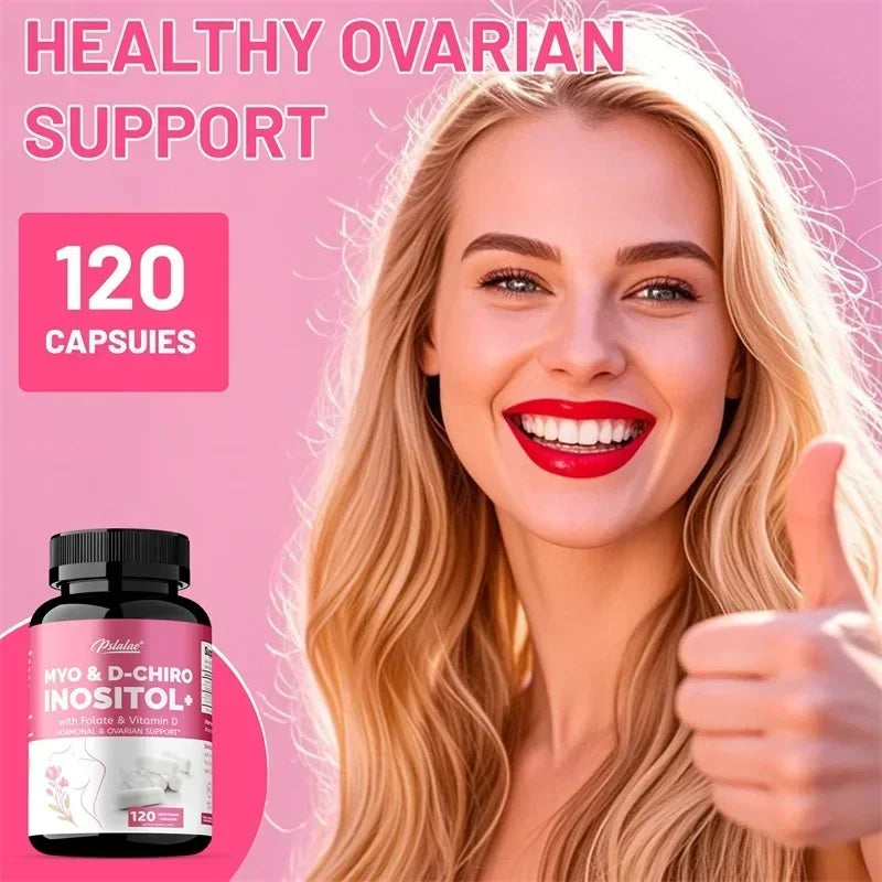 MYO & D-CHIRO INOSITOL - Rich in Vitamins, Supports Women's Health and Ovarian Function, Improves Immunity,Hormone Balance Healthy supplements