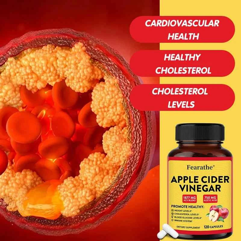 Apple Cider Vinegar - Vitamin D3 & Zinc,Immune & Weight Management Support,Healthy Supplement Non-GMO