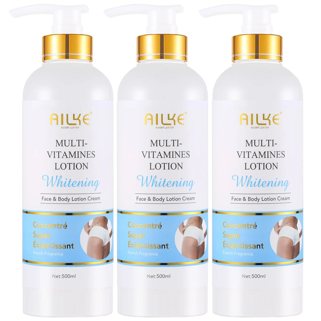 AILKE Multi-Vitamin Body Lotion, Whiten, Brighten, Remove Dark Spots, Hyperpigmentation, Moisturizes, Smoothes & Antioxidant Healthy supplements