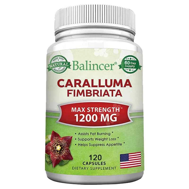 Caralluma Fimbriata - Maximum Strength Weight Management Supplement, Appetite Suppressant, Metabolism Booster - 120 Capsules