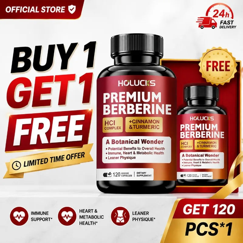 Berberine Supplements, with Cinnamon & Turmeric, Support Metabolic Health, Immune Balance & Wellness  for Daily Life Healthy supplements